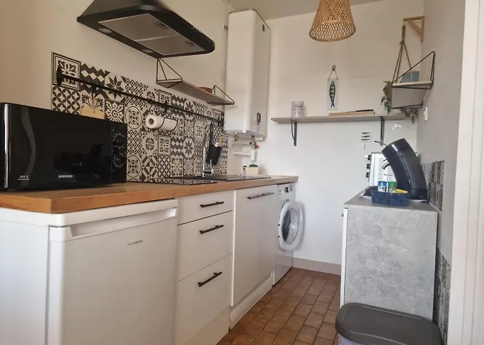 La Baronnie Studio Cosy Tres Bien Equipe Avec Terrasse, 4 Pers, Tres Proche Plage Et Tous Commerces, Climatisation Et Parking Prive Apartamento Le Grau-du-Roi