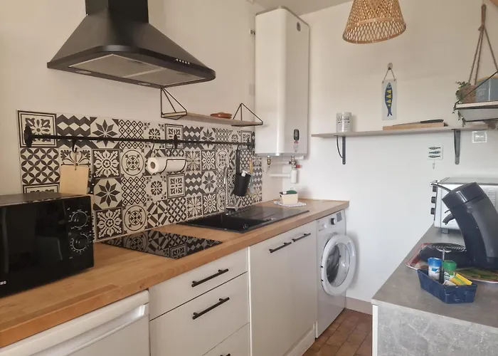 La Baronnie Studio Cosy Tres Bien Equipe Avec Terrasse, 4 Pers, Tres Proche Plage Et Tous Commerces, Climatisation Et Parking Prive Le Grau-du-Roi