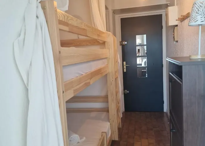 La Baronnie Studio Cosy Tres Bien Equipe Avec Terrasse, 4 Pers, Tres Proche Plage Et Tous Commerces, Climatisation Et Parking Prive Apartamento *